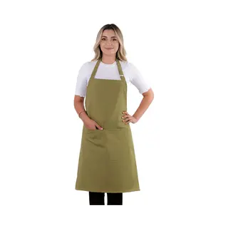 Tavas Simple Keukenschort Groen Professioneel Verstelbaar Keukenschort Dames Horecakwaliteit Keukenschort Vrouw One Size Schort