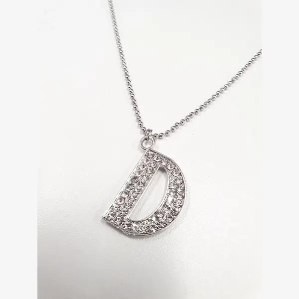 Mc Living Ketting Met Letter Diamand - D thumbnail