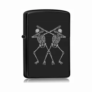 Mc Living Aansteker Zwart - Skeletten Dab