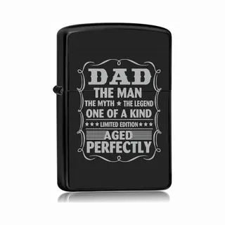 Mc Living Aansteker Zwart - Dad The Man
