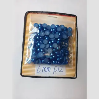 Parels Voor Voorwerpen (bv. Beer) Te Beplakken - 2 Zakjes - 6mm - Donker Blauw