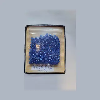 Parels Voor Voorwerpen (bv. Beer) Te Beplakken - 2 Zakjes - 4mm - Blauw
