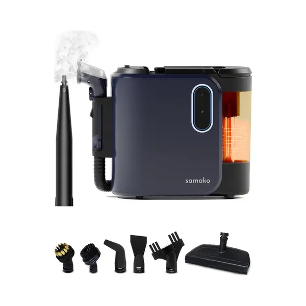 Samako PowerClean Pro – Polsterreiniger Gerät Mit Dampf-Funktion – Tiefenreinigung Für Teppiche, Polster & Sofas – Große Wassertanks & 8 thumbnail