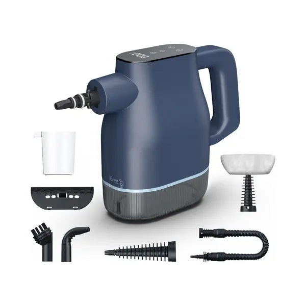Samako AirSteam S1 Handdampfreiniger 1350W, Bis 120°C Heißdampf, 15s Aufheizzeit, 400ml Tank, Touchscreen/Led, Kindersicherung, Zubehör Für Bad thumbnail