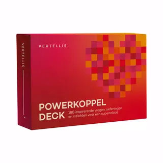 Vertellis Vragenspel Voor Je Relatie - Het Powerkoppel Deck - 180 Inspirerende Kaarten Voor Een Superrelatie - Ultiem Valentijn Relatie Cadeau - Gesprekskaarten