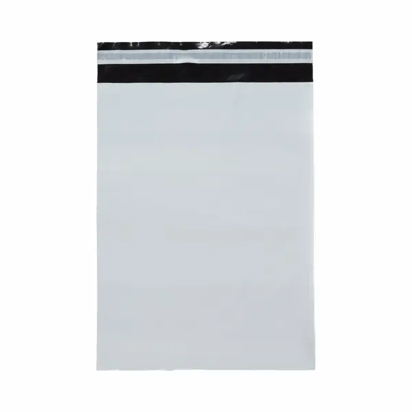 100x Verzendzakken Voor Kleding / Verzendenveloppen / Coex Zakken / Webshop Zakken / 320 X 420 Mm - 60 Micron Dik - Wit (M) thumbnail