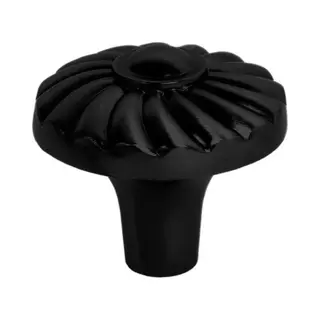 Msqdesign Kastknop Zwart (Metaal) - Kastknoppen Zwart - Deurknopjes Zwart Voor Kast - Deurknopjes Zwart - Meubelknop Zwart - Meubelknoppen Zwart -