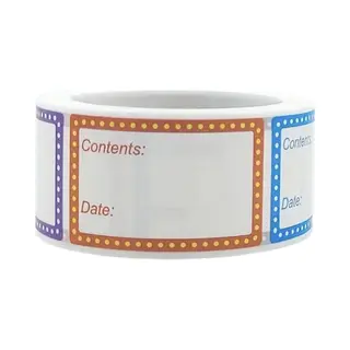 Beschrijfbare Diepvriesetiketten - 200 Stuks - Stickers - Voor Diepvries En Koelkast - Etiketten – Voor Bakjes - Houdbaarheid Stickers –