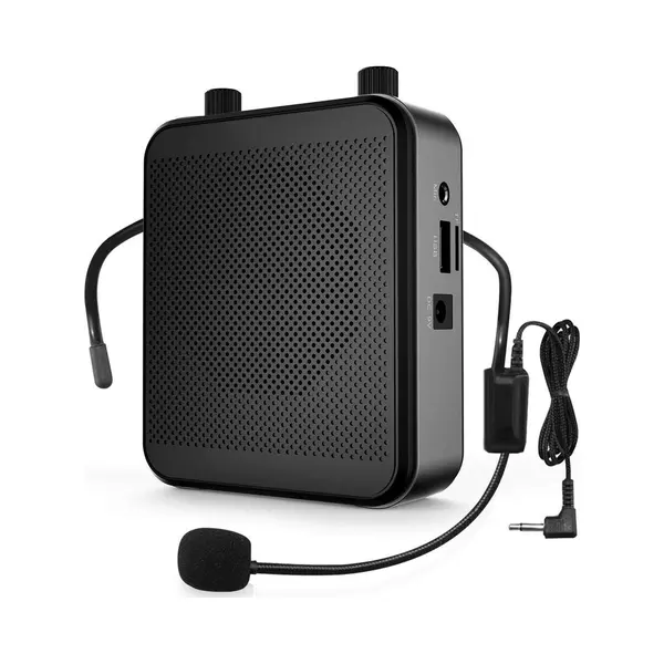 Spraakversterker - Stemversterker - Geluidversterker - Draagbare Bluetooth Luidspreker (30 W) Met 7, 4 V/2800 MAh Lithium Batterij En Microfoon thumbnail