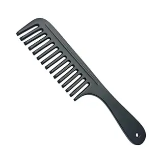 Quick Knot Premium Mane Comb – Black Teflon Or Silver – Solid Iron – For Horses – Professional & Durable (Black Teflon)