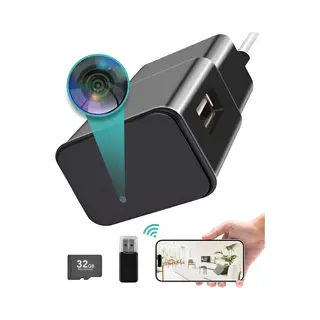 Bp® Spy Camera Adapter - Verborgen Camera - WiFi - Full Hd 1080P - Inclusief 32 Gb Sd Kaart