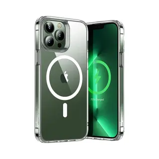 Xtabarya Hoesje Geschikt Voor Iphone 14 Pro Max Magnetisch Met HaloLock Ring , Transparant Cover Geschikt Voor IPhone 14 Pro Max - Doorzichtig