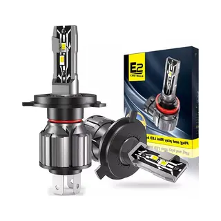 Tlvx H4 30000 Lumen Perfect Fit Led Lampen 6000k Helder Wit (set 2 Stuks), Canbus, Csp Led Chip, 100 Watt, Auto - Scooter - Vespa - Motor - Dimlicht -