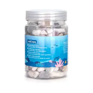 Nobleza Aquarium Bodembedekking - Inhoud 400 Gr - Aquarium Bodembedekking - Aquarium Grind - Bodembedekking Kiezels - Aquarium Stenen