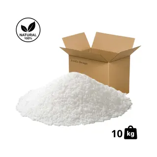 ZoeZo Design - Stearine Was - 100% Plantaardig - 10 Kg - Kaarsen Was - Korrels - Stearin Wax - Natuurlijke Was - Zelf Kaarsen Maken - Kaarsenwas