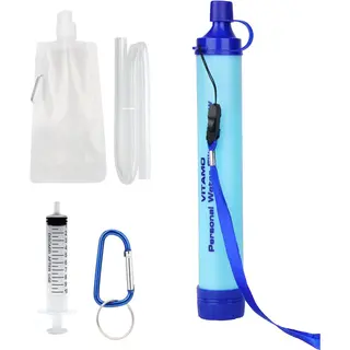 Vitamo™ Original Personal Water Filter Straw - Complete Set - Waterfilter Survival & Outdoor - Noodpakket Voor Thuis - Waterzuiveringsapparaat -