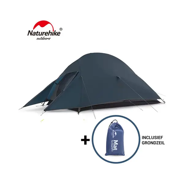 Naturehike Cloud Up 2 Upgraded – 2 Persoons Lichtgewicht Tent – Waterdichte Kampeertent – 20D 4000MM – Inclusief Grondzeil – Outdoor thumbnail