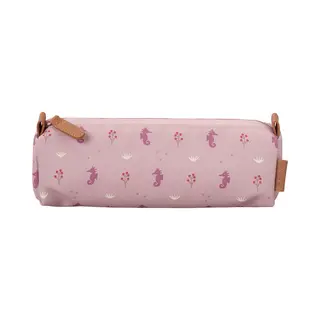 Fresk Etui Meisjes - Waterafstotende Pennenzak - Etuis Voor School - Pennenbakje Voor Kinderen - Schoolspullen - 22 X 6 X 7 Cm - Roze - Seahorse