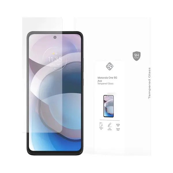 Cazy Screenprotector Geschikt Voor Motorola One Ace (5G) - Screenprotector Gehard Glas thumbnail