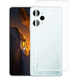Cazy Hoesje Geschikt Voor Xiaomi Poco F5 Hoesje Siliconen - Flexibele Case - Transparant