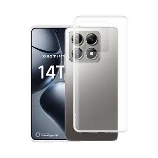 Cazy Hoesje Geschikt Voor Xiaomi 14T Pro Hoesje Siliconen - Flexibele Case - Transparant