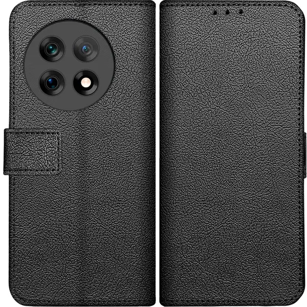 Cazy Hoesje Geschikt Voor OnePlus 13 Hoesje Met Pasjeshouder - Bookcase Classic - Zwart thumbnail
