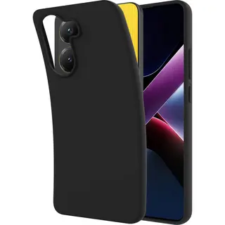 Cazy Hoesje Geschikt Voor Xiaomi Poco X7 Pro Hoesje Siliconen - Flexibele Case - Zwart