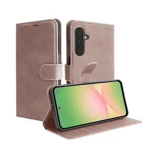 Cazy Hoesje Geschikt Voor Samsung Galaxy A57 Hoesje Met Pasjeshouder - Premium Bookcase - Roze