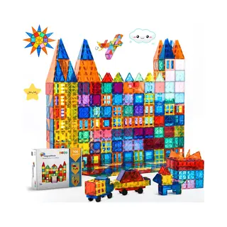 Magnaminds Magna Minds - Magnetic Tiles - Magnetisch Speelgoed - 100 Stuks - Constructie Speelgoed - Magnetische Tegels - Montessori Speelgoed - Magnetic Toys -