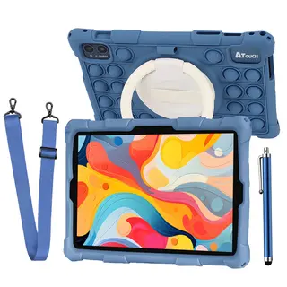 ATouch Kindertablet Tab 10 Pro - Vanaf 3 Jaar - Kinder Tablet - 10 Inch - Ouderlijk Toezicht - 6000 MAh Batterij - Kids Tablet - 128GB+64SD - Octa