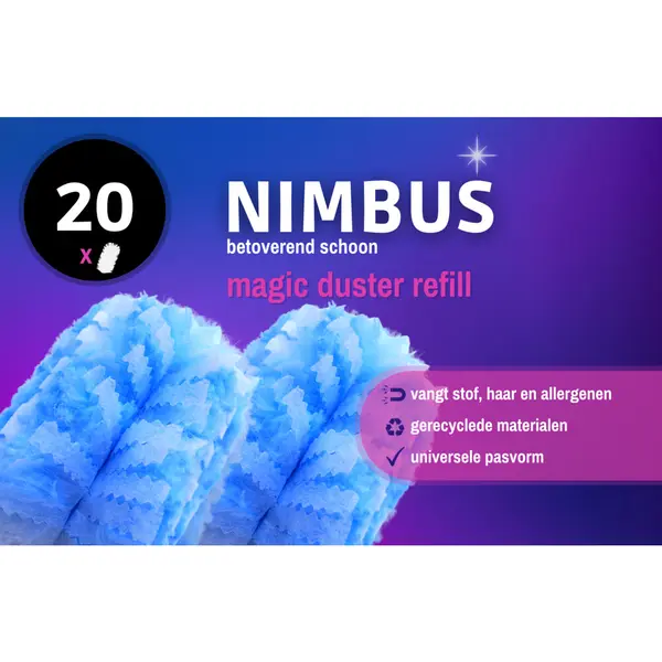 20x Nimbus Magic Duster Navulling 20 Stuks thumbnail