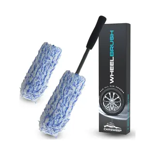 Carsweep® Velgenborstel - Zachte Microvezel Poets Borstel - 42 Cm