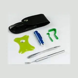Venomkiller - Tekentang Set 6-in-1 - Voor Hond, Kat En Mens - Rvs Tekentang, Tekenpincet En Tekenkaart