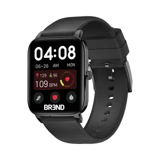 Brend Br-2223 - Smartwatch - Stappenteller Hartslagmeter Bloeddrukmeter - Zwart