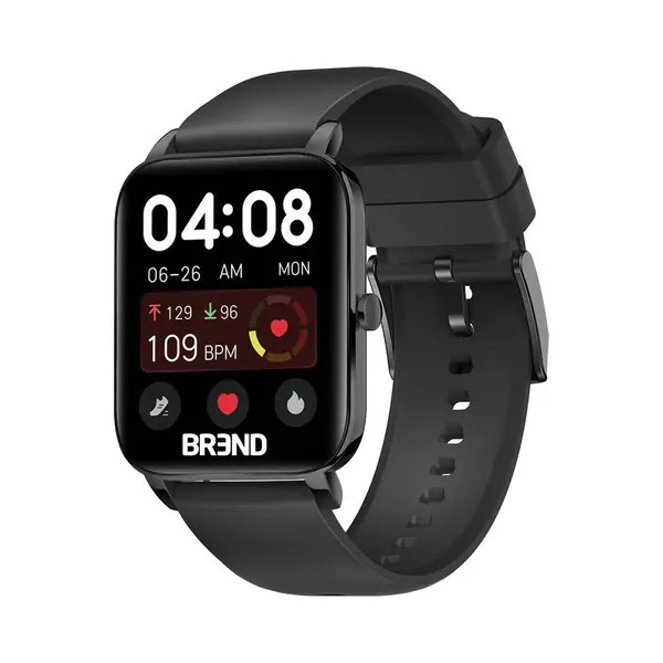 Brend Br-2223 - Smartwatch - Stappenteller Hartslagmeter Bloeddrukmeter - Zwart thumbnail