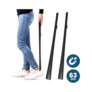 Care by Aazzam Care By AaZz® - Xxl Schoenlepel - 63CM - Kunststof - Magnetisch Systeem