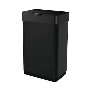 Five Stars® Mülleimer Mit Sensor - 2x30 Liter - 2 Fächer - Edelstahl - Küche - Schwarz