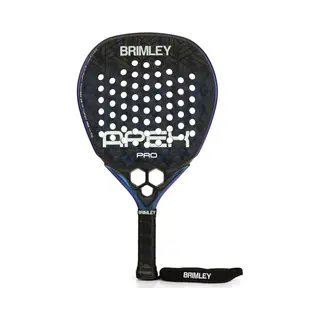 Brimley Apex Pro Padel Racket - 24K Carbon - Sandcoated Blad & 3D Structuur - Diamantvormig - Inclusief Draagtas