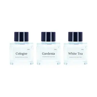 Carsweep® Auto Parfum Navulling 3-Pack - White Tea - Gardenia - Cologne