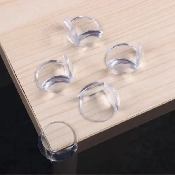 50 Stuks - Siliconen Tafel Hoekbeschermers Set - Tafelhoek Beschermers - Beschermhoeken - Veiligheid Baby Peuter En Kind - Zelfklevende Tafelhoek thumbnail