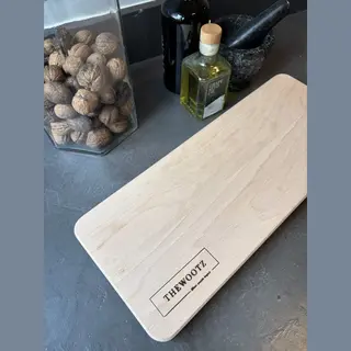 TheWootz Broodplank Hout 45×18×3 Cm – Nederland – Massief Beukenhout – Snijden En Serveren