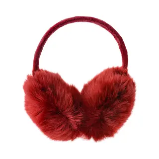 Clayre & Eef Oorwarmers Rood Polyester