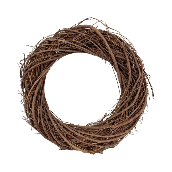 Clayre & Eef Krans Ø 25 Cm Bruin Hout thumbnail