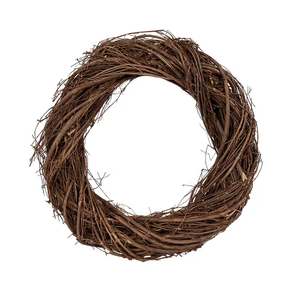 Clayre & Eef Krans Ø 35 Cm Bruin Hout thumbnail