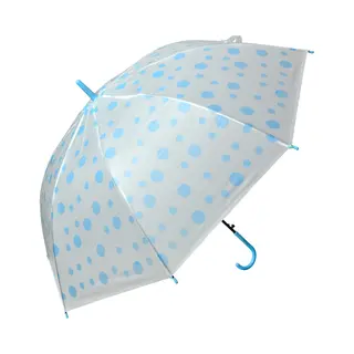 Clayre & Eef Kinderparaplu Ø 88x71 Cm Blauw Wit Kunststof