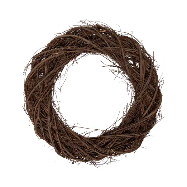 Clayre & Eef Krans Ø 45x5 Cm Bruin Rotan thumbnail