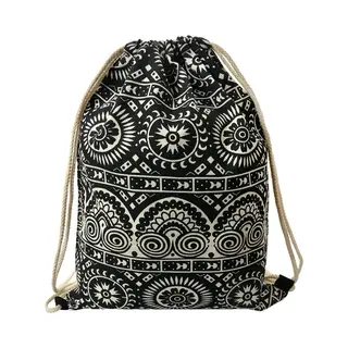 Clayre & Eef Rugzak 34x43 Cm Zwart Synthetisch
