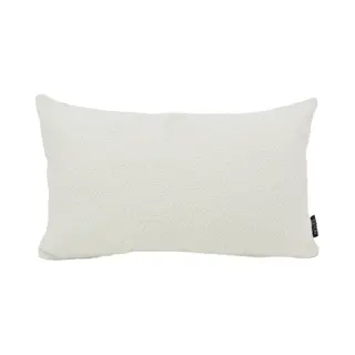 Novée Sierkussen Malibu Sunset Ivory - Outdoor/Buiten Collectie | 30 X 50 Cm | Bouclé / Pp