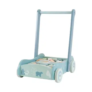 Hippiez Houten Loopwagen Blue Walker