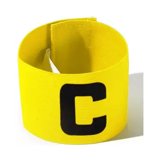 *** Aanvoerdersband Sporten Geel - Sport - Beweging - Voetbal En Hockey - Senior - C Captain - Verstelbaar - Unisex - Van Heble® ***